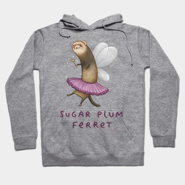 Sugar Plum Ferret Hoodie by Sophie Corrigan